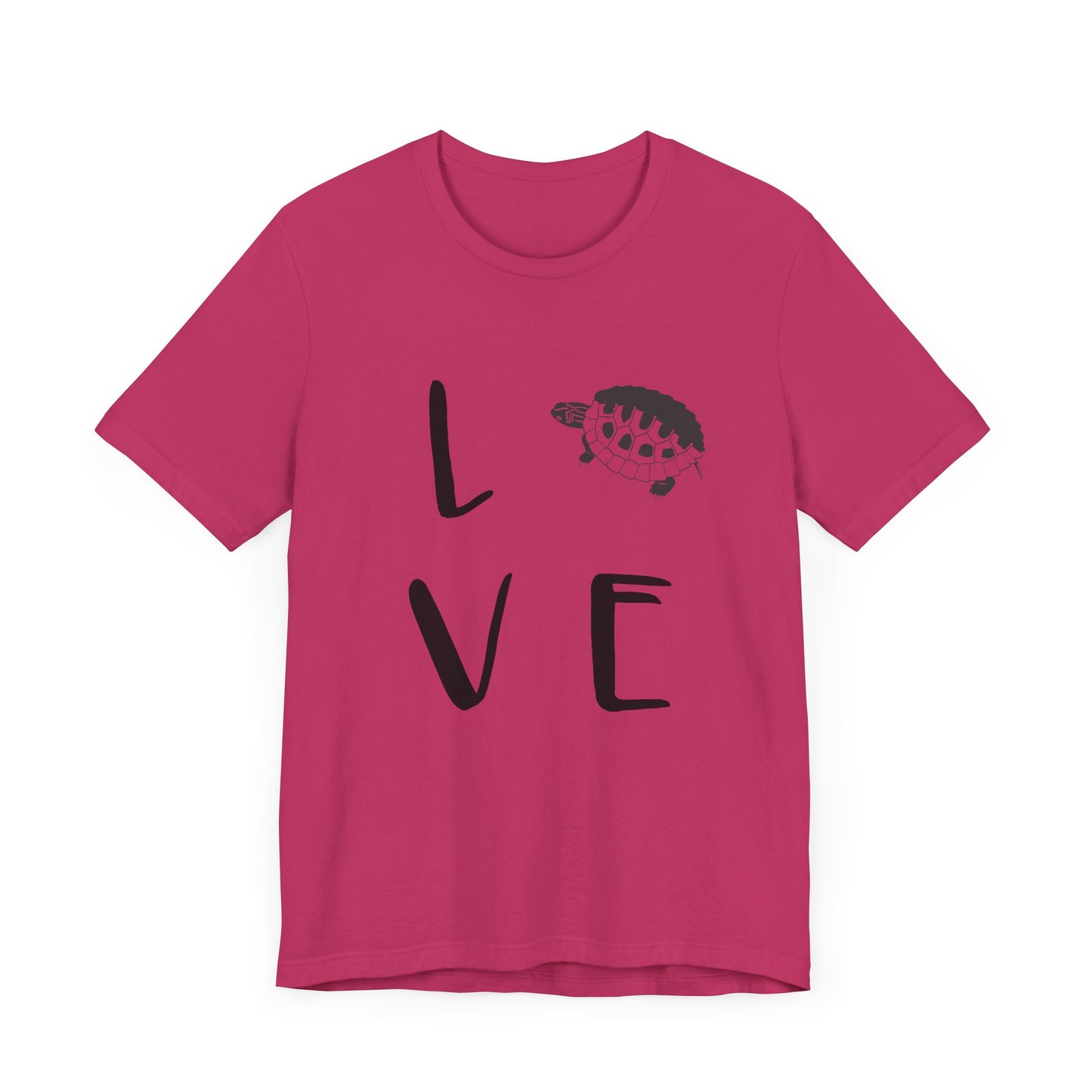 Turtle Love Unisex Jersey Tee - Casual Everyday Wear - Great for Reptile Lovers