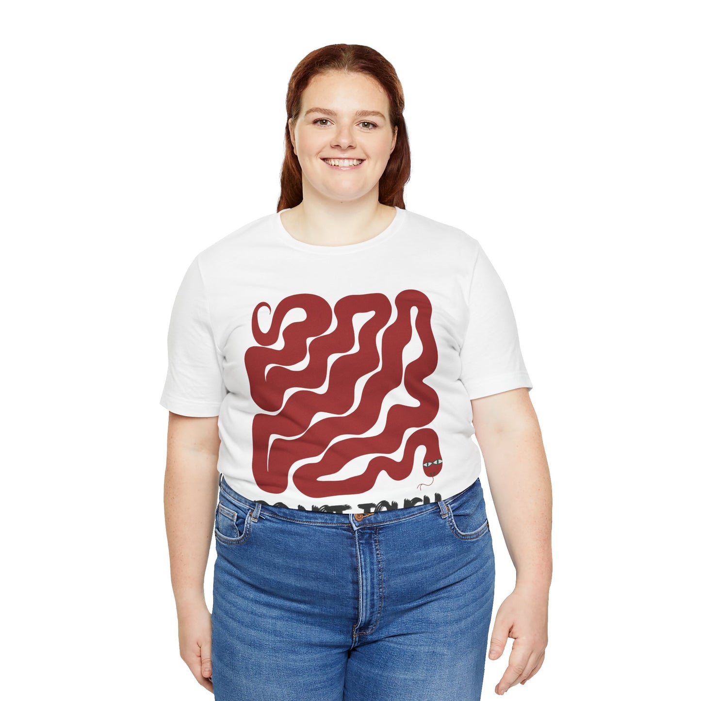 "Do Not Touch" Unisex Jersey Tee - Casual Everyday Wear - Great for Reptile Lovers