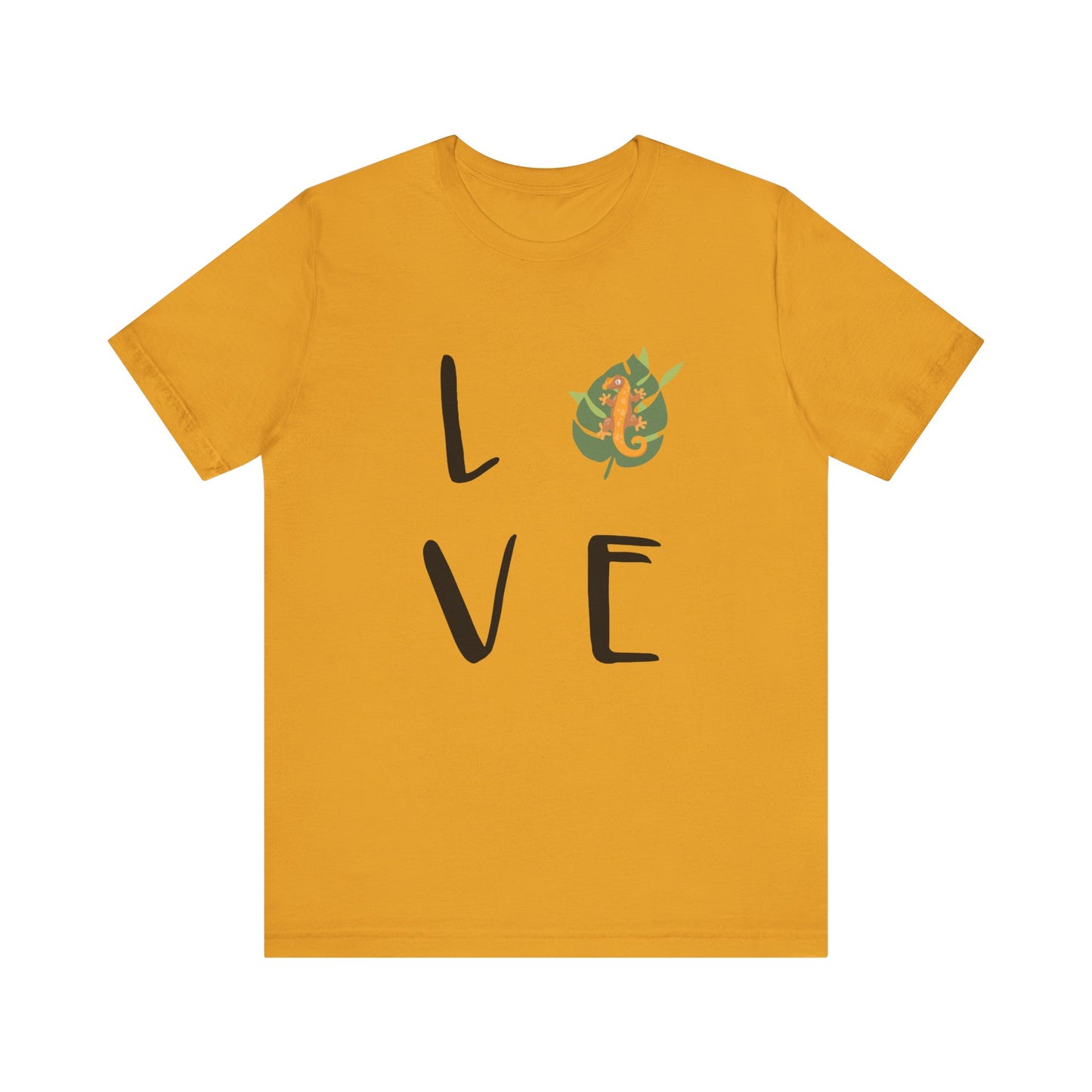 Crestie Love Unisex Jersey Tee - Casual Everyday Wear - Great for Reptile Lovers