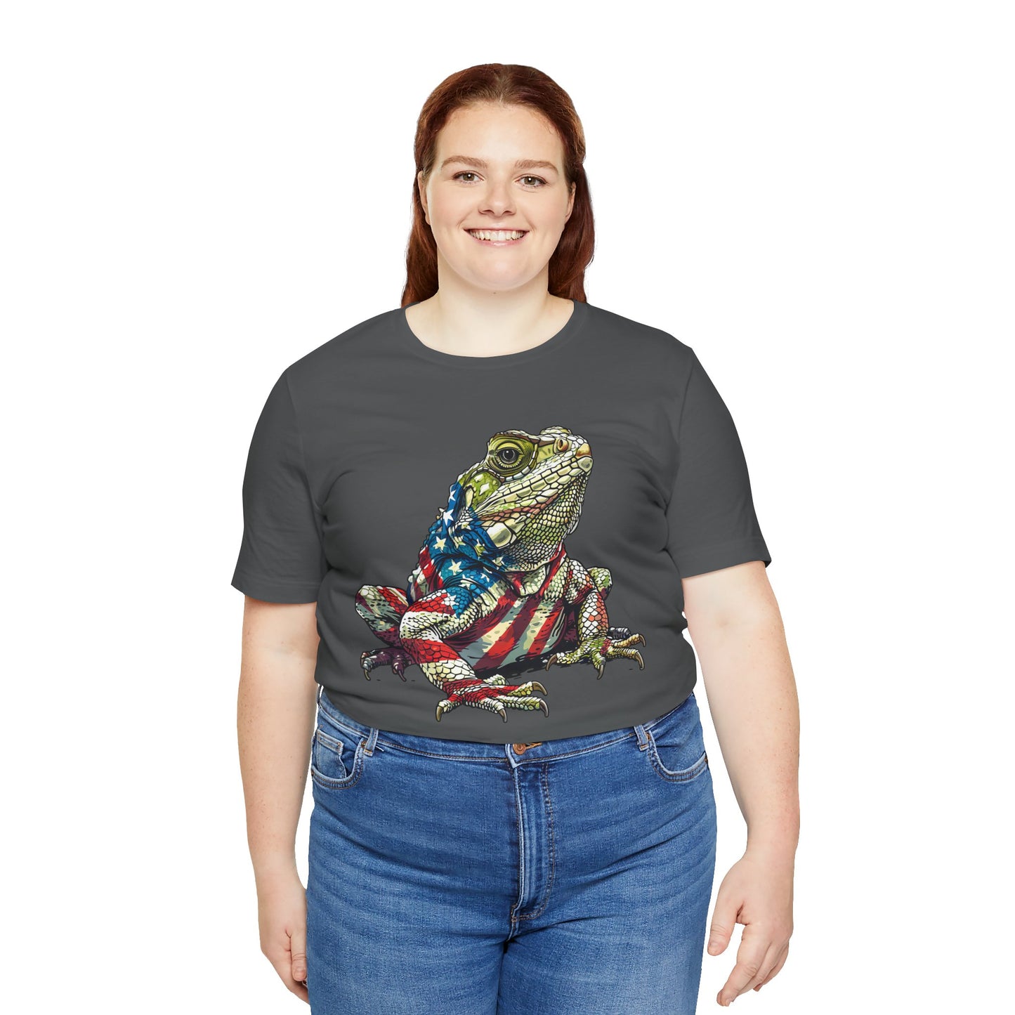 American Iquana Unisex Jersey Tee - Casual Everyday Wear - Great for Reptile Lovers