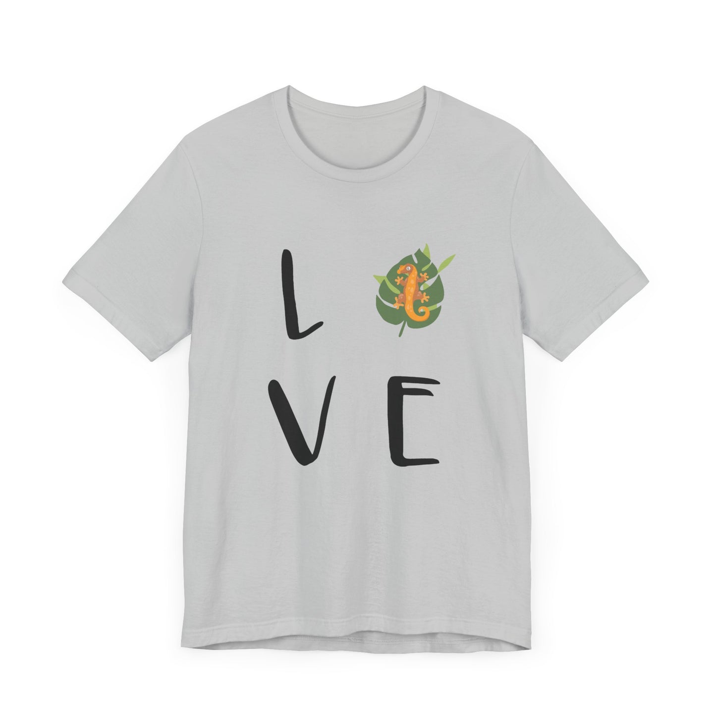 Crestie Love Unisex Jersey Tee - Casual Everyday Wear - Great for Reptile Lovers