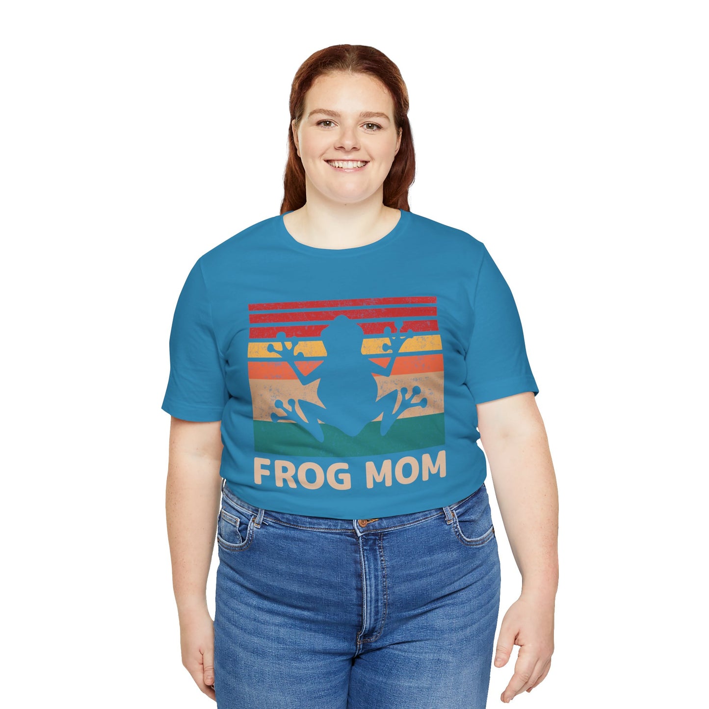 "Frog Mom" Unisex Jersey Tee - Casual Everyday Wear - Great for Reptile Lovers