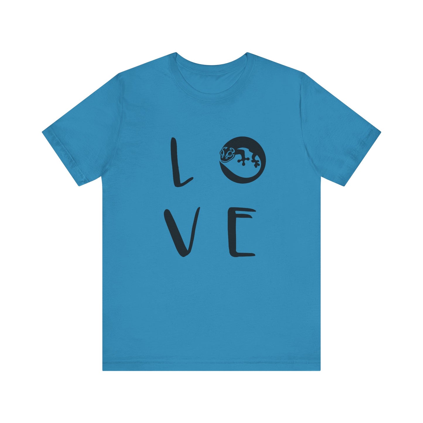Lizard Love Unisex Jersey Tee - Casual Everyday Wear - Great for Reptile Lovers