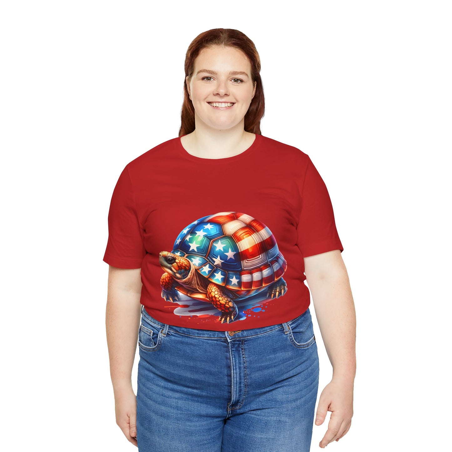 American Turtle Unisex Jersey Tee - Casual Everyday Wear - Great for Reptile Lovers