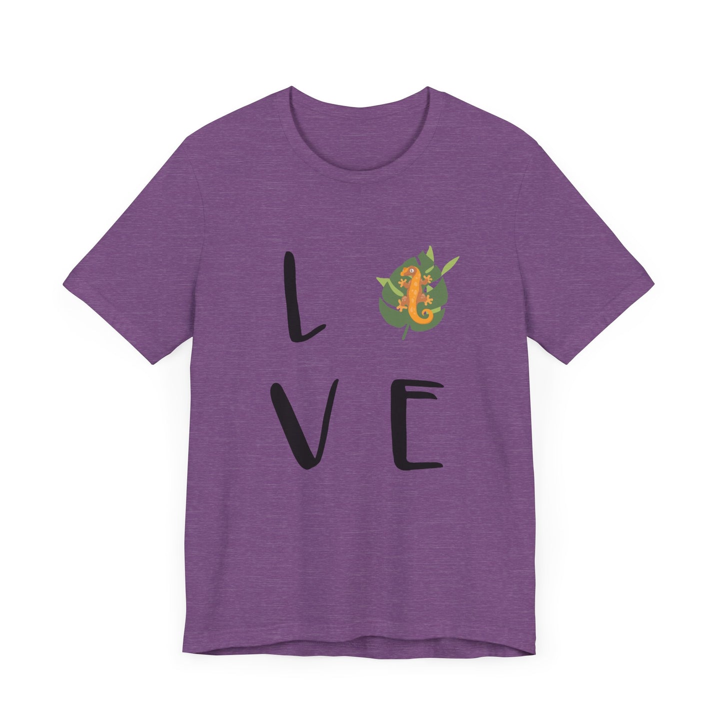 Crestie Love Unisex Jersey Tee - Casual Everyday Wear - Great for Reptile Lovers
