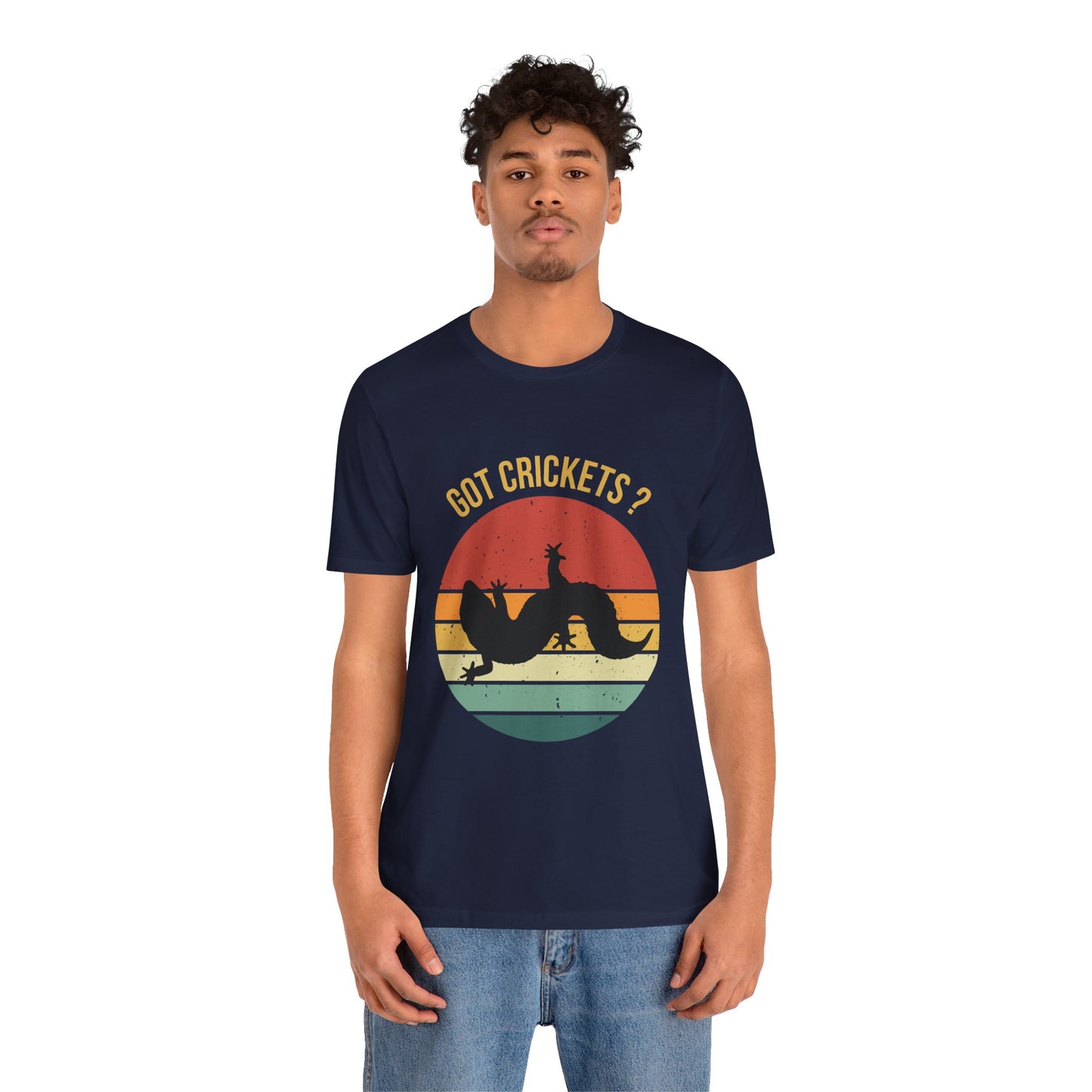 "Got Crickets" Unisex Jersey Tee - Casual Everyday Wear - Great for Reptile Lovers