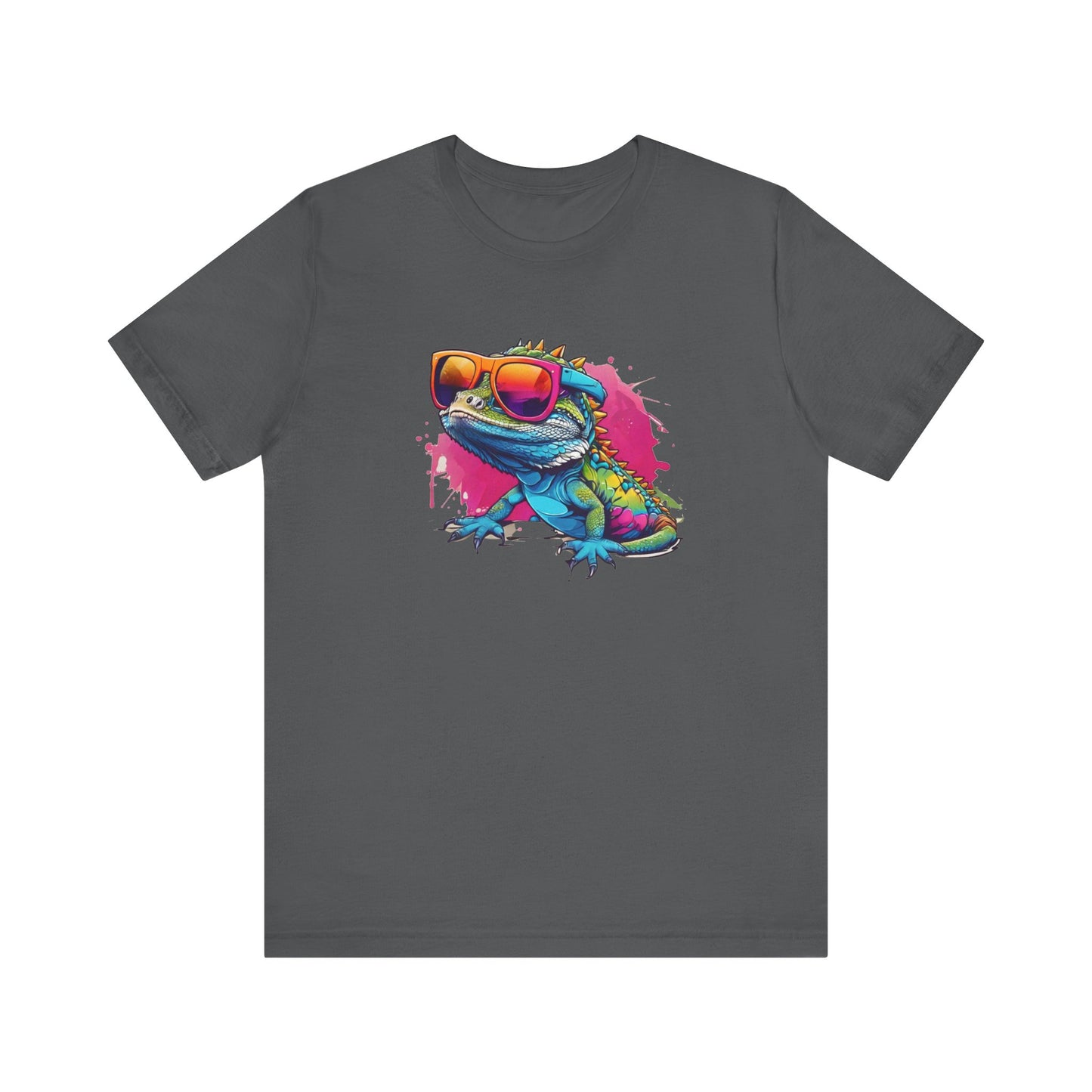 Cool Lizard Unisex Jersey Tee - Casual Everyday Wear - Great for Reptile Lovers