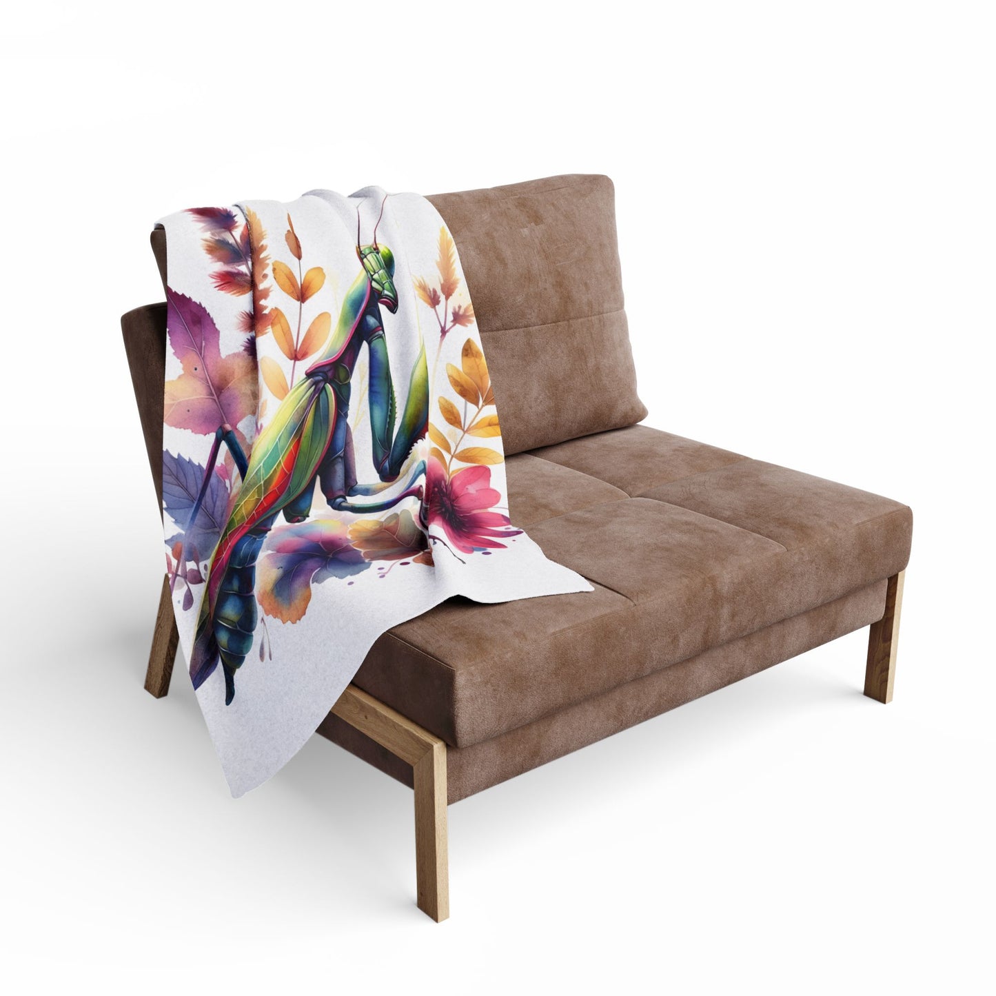 Praying Mantis Cozy Arctic Fleece Blanket | Perfect for Home Decor, Gifting, and Cozy Nights - Snuggle up with a Mantis