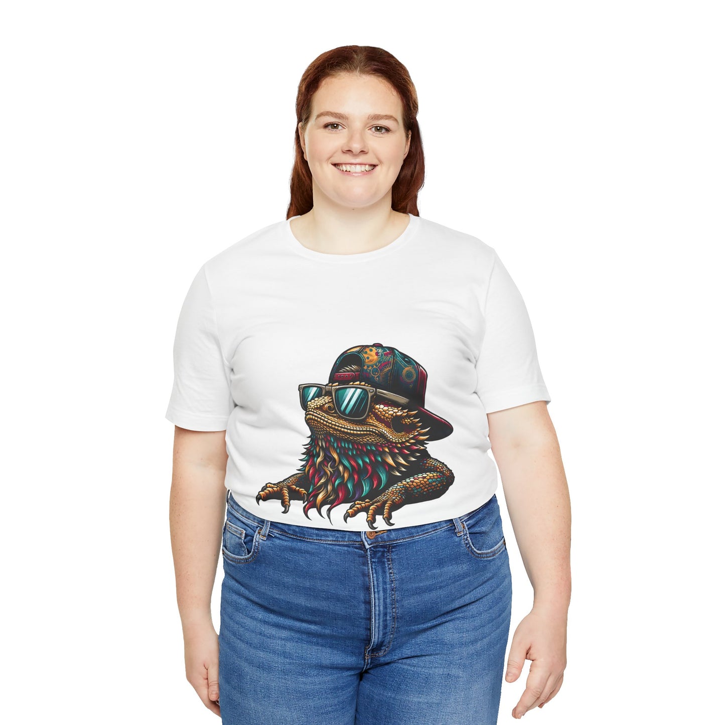 Stylin' Beardie Unisex Jersey Tee - Casual Everyday Wear - Great for Reptile Lovers