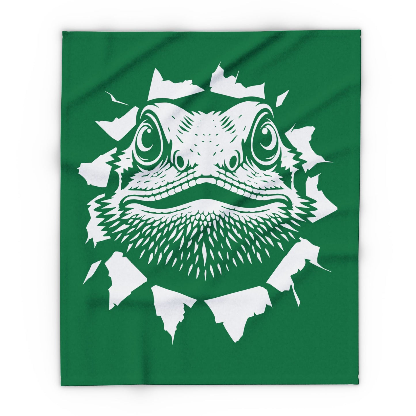 Beardie Exit Cozy Arctic Fleece Blanket | Perfect for Home Decor, Gifting, and Cozy Nights - Snuggle up with Reptile
