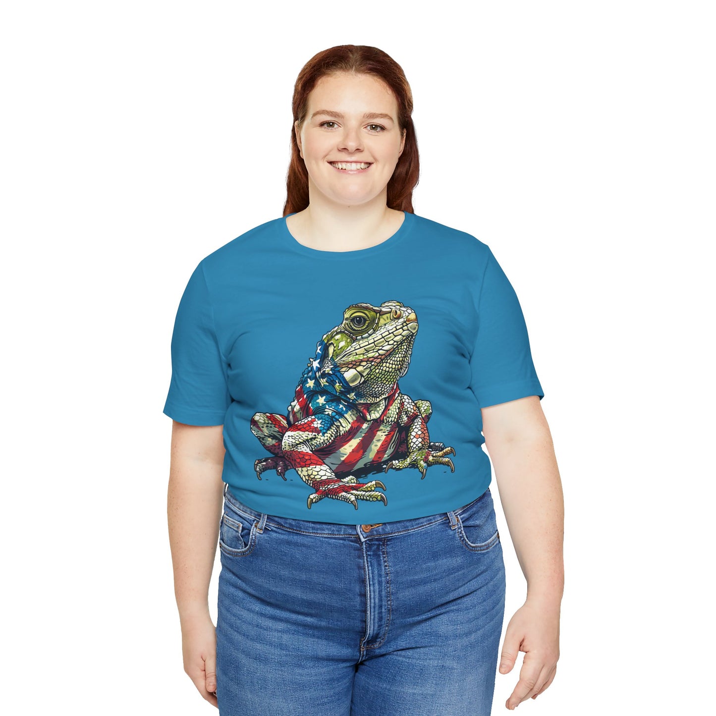 American Iquana Unisex Jersey Tee - Casual Everyday Wear - Great for Reptile Lovers
