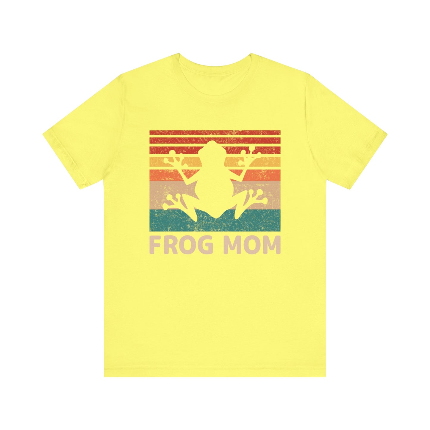 "Frog Mom" Unisex Jersey Tee - Casual Everyday Wear - Great for Reptile Lovers