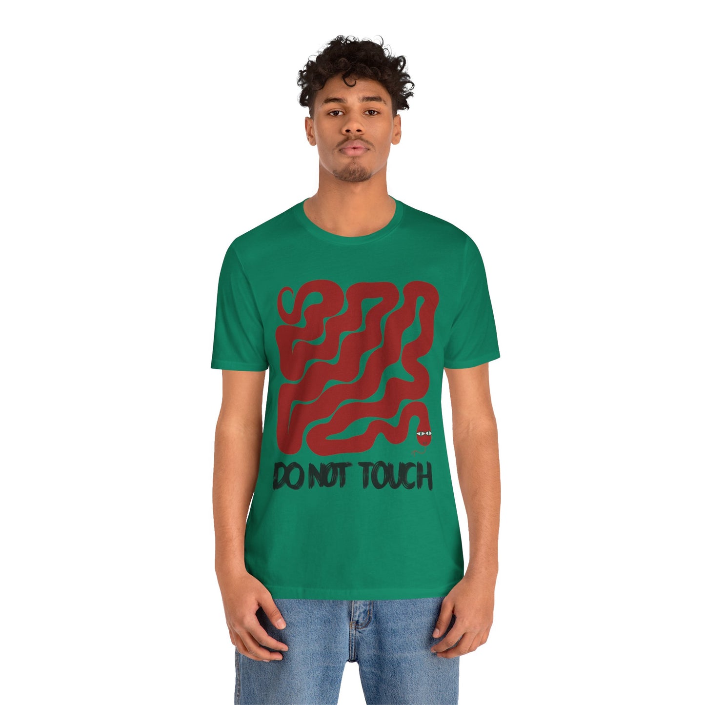 "Do Not Touch" Unisex Jersey Tee - Casual Everyday Wear - Great for Reptile Lovers