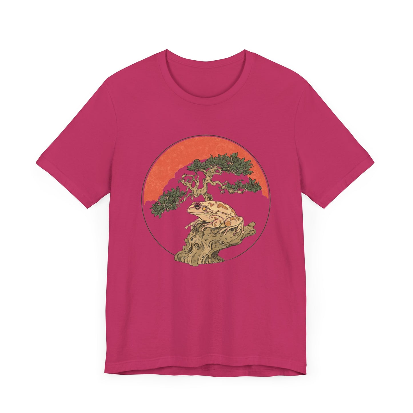 Bonsai Frog Unisex Jersey Tee - Casual Everyday Wear - Great for Reptile Lovers