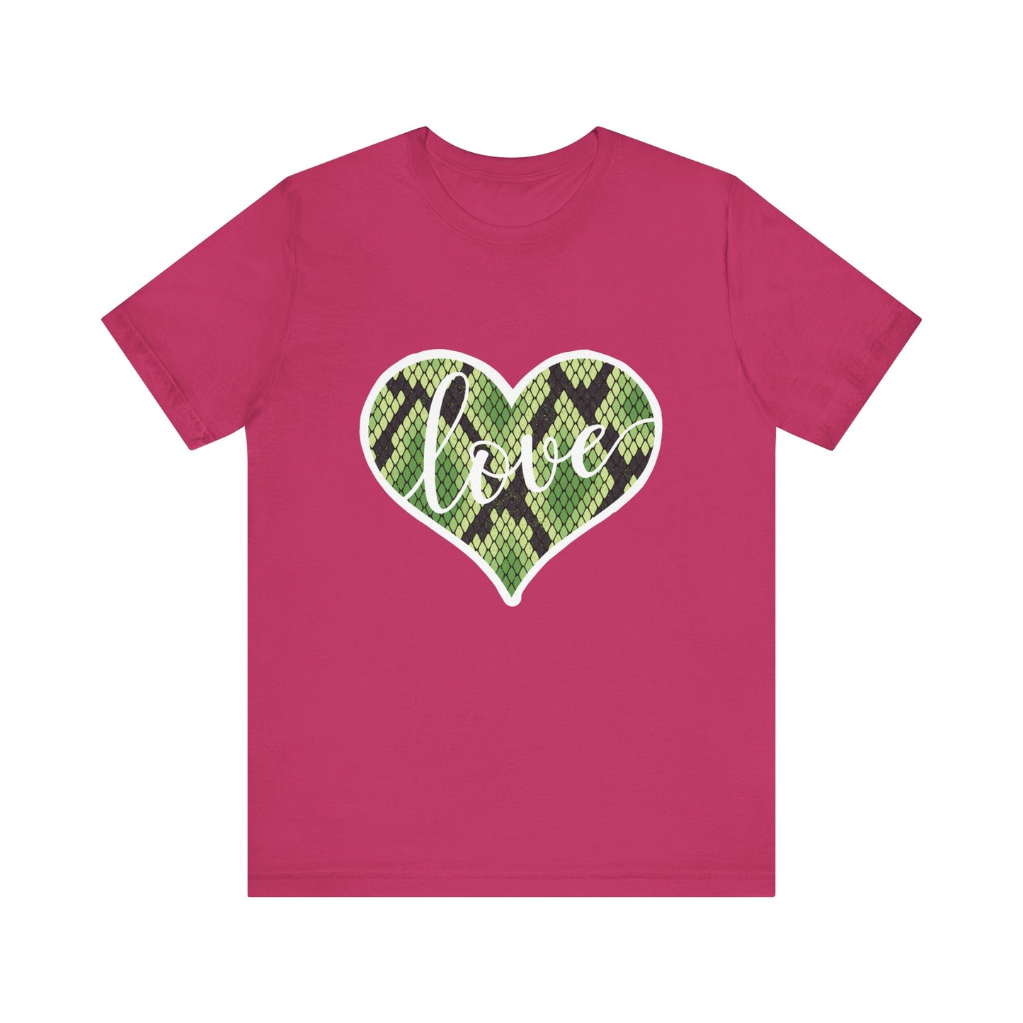 Love Scales Unisex Jersey Tee - Casual Everyday Wear - Great for Reptile Lovers