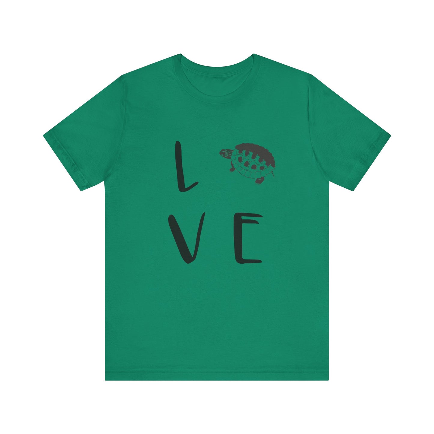 Turtle Love Unisex Jersey Tee - Casual Everyday Wear - Great for Reptile Lovers