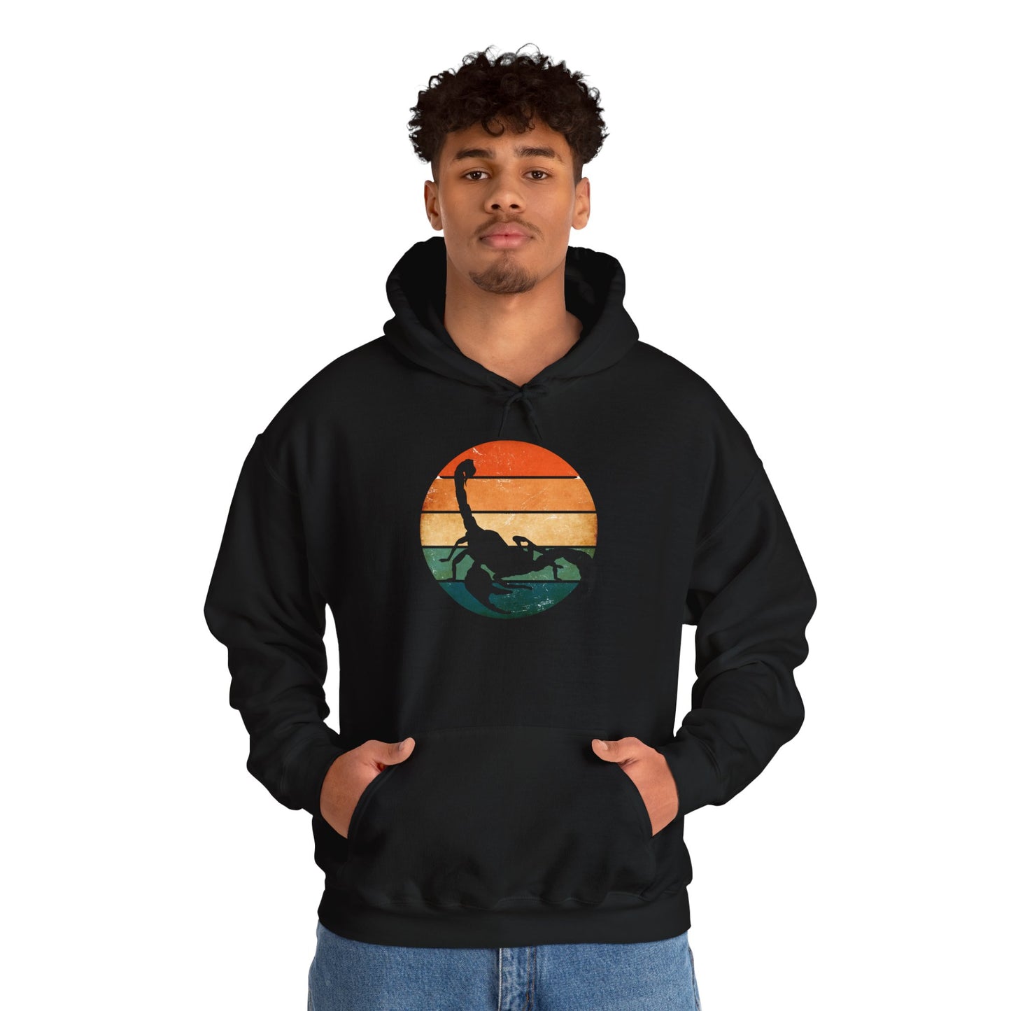 Scorpion Unisex Hooded Sweatshirt with Bold Print - Great for Reptile Lovers