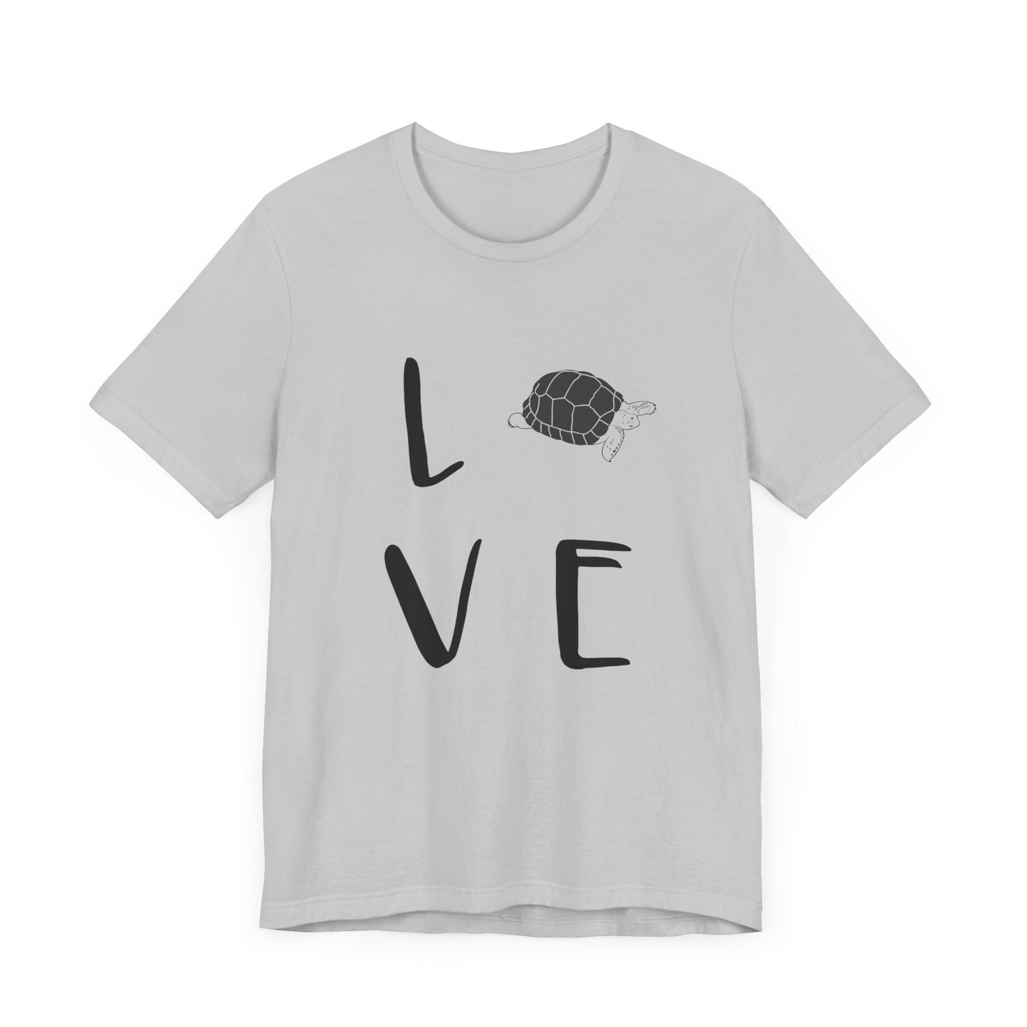 Tortoise Love Unisex Jersey Tee - Casual Everyday Wear - Great for Reptile Lovers