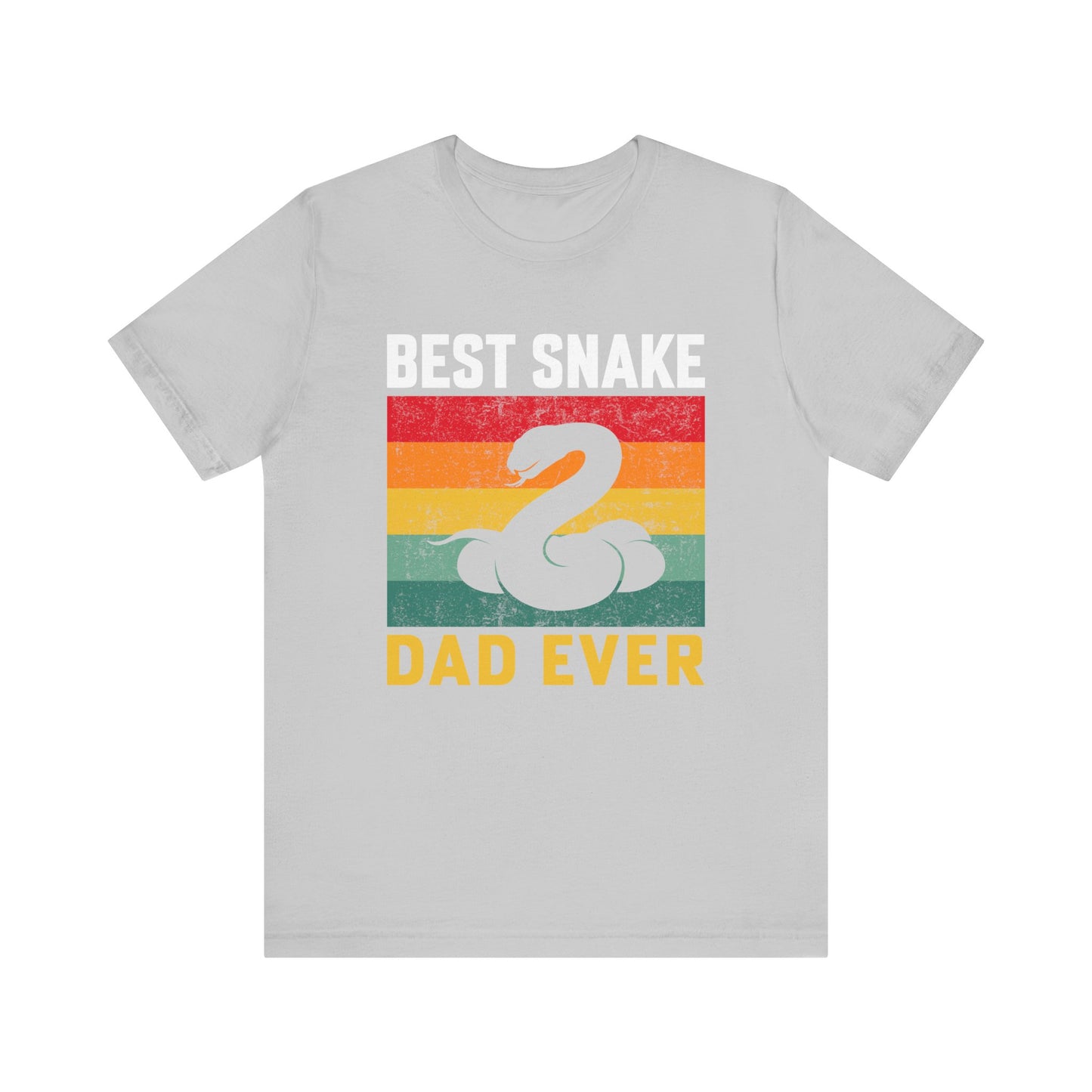 "Best Snake Dad" Unisex Jersey Tee - Casual Everyday Wear - Great for Reptile Lovers