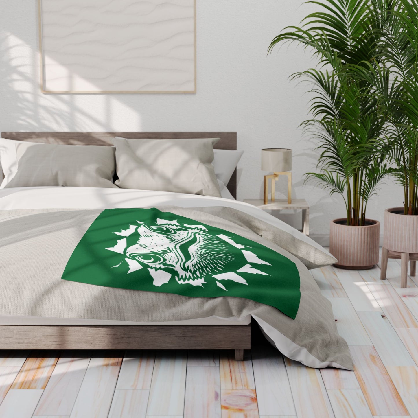 Beardie Exit Cozy Arctic Fleece Blanket | Perfect for Home Decor, Gifting, and Cozy Nights - Snuggle up with Reptile