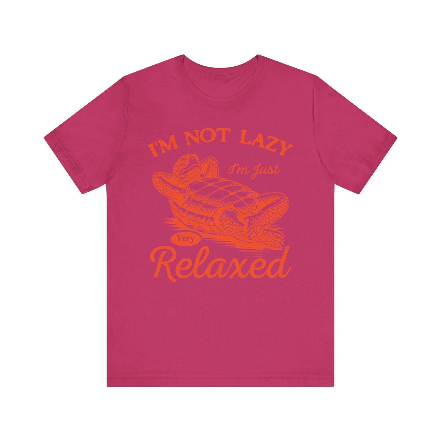 "I'm Not Lazy" Unisex Jersey Tee - Casual Everyday Wear - Great for Reptile Lovers