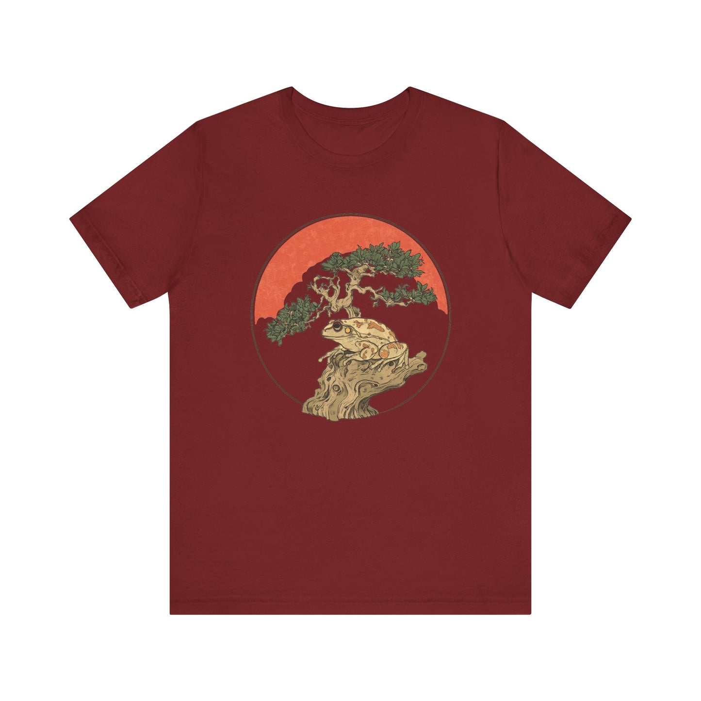 Bonsai Frog Unisex Jersey Tee - Casual Everyday Wear - Great for Reptile Lovers