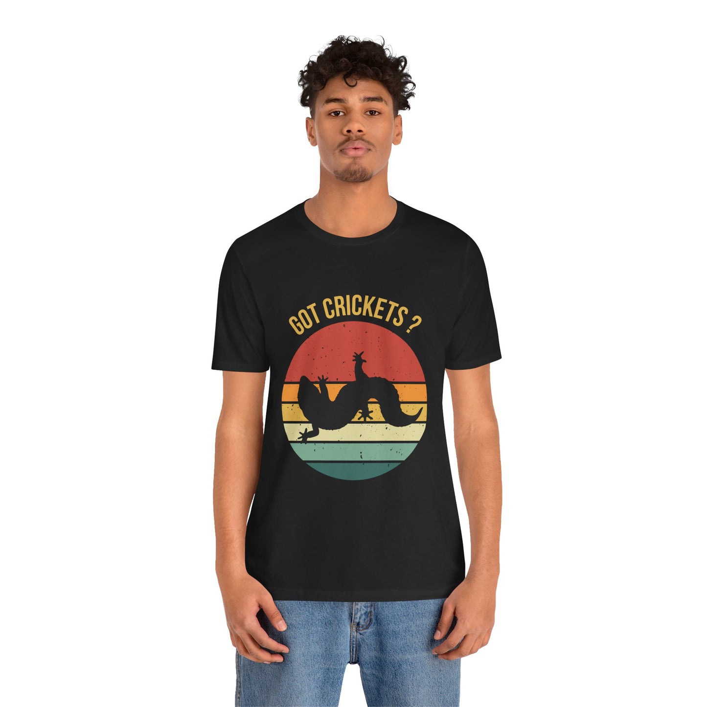 "Got Crickets" Unisex Jersey Tee - Casual Everyday Wear - Great for Reptile Lovers