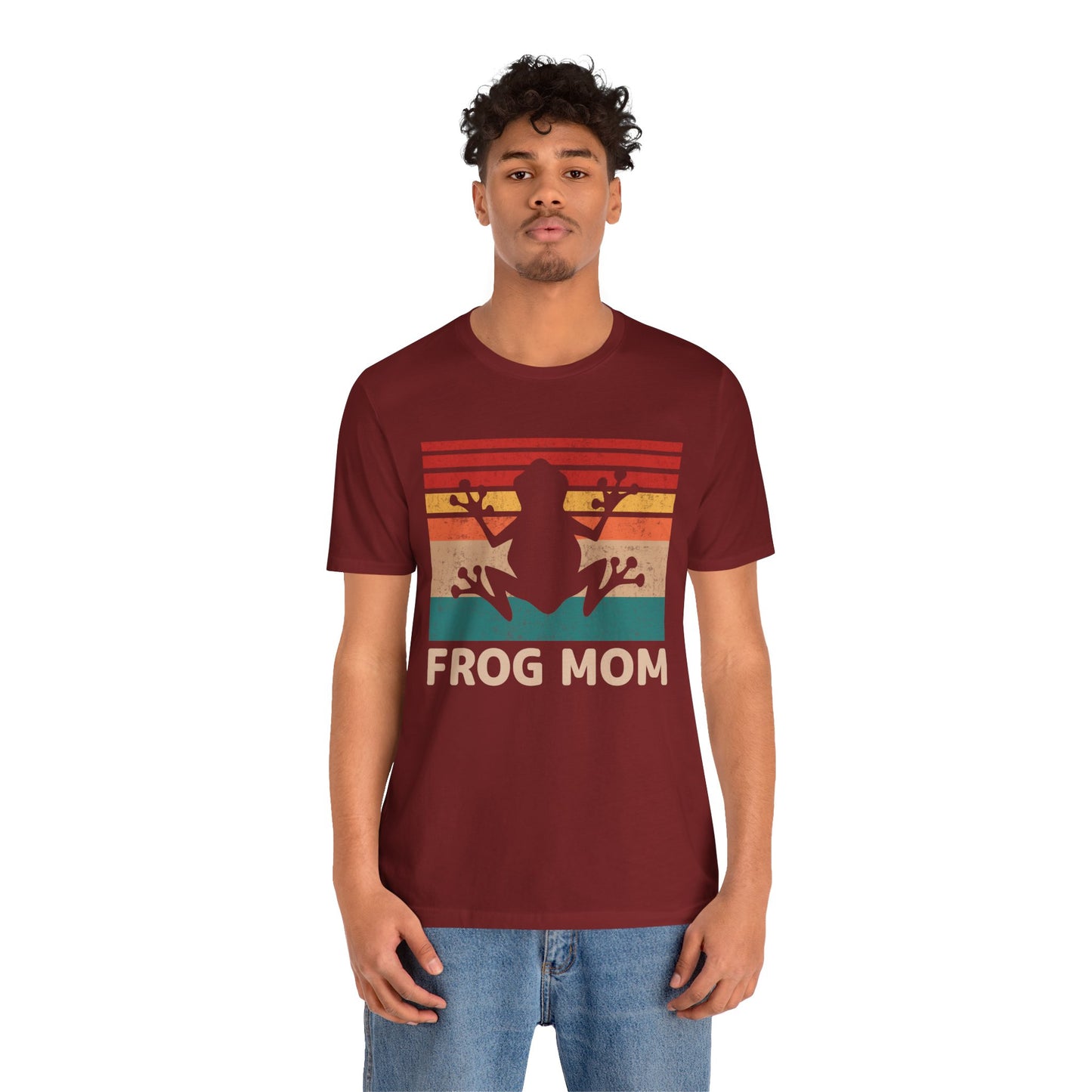 "Frog Mom" Unisex Jersey Tee - Casual Everyday Wear - Great for Reptile Lovers