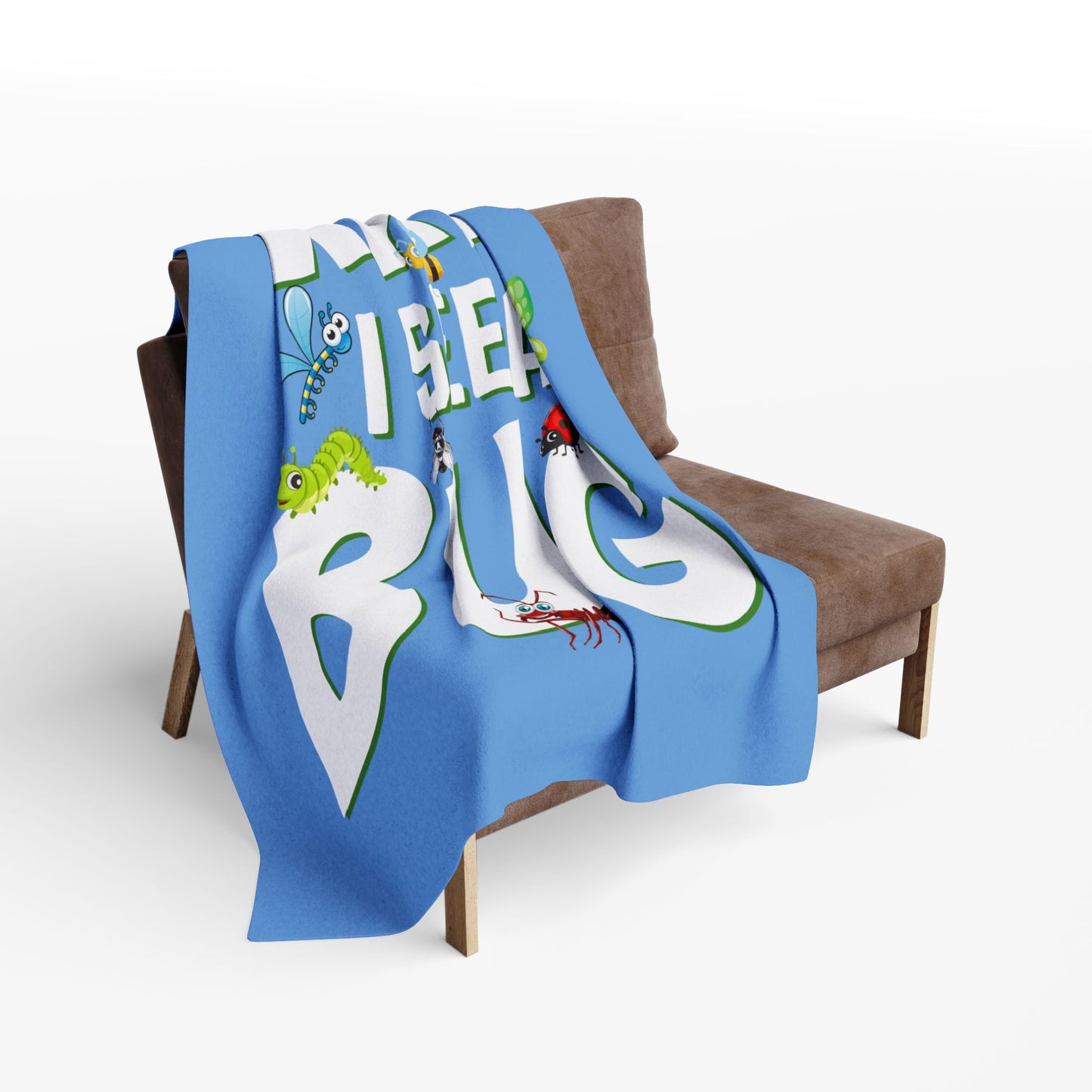 "Wait I See a Bug" Cozy Arctic Fleece Blanket | Perfect for Home Decor, Gifting, and Cozy Nights - Snuggle up with a Bug
