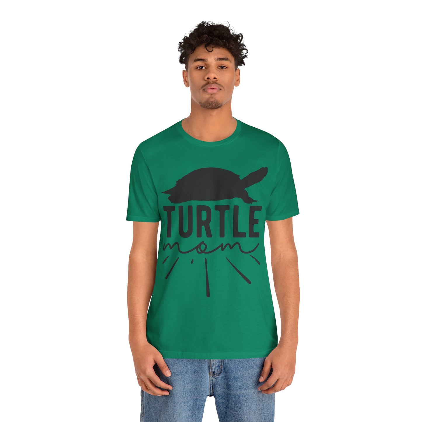 Turtle Mom Unisex Jersey Tee - Casual Everyday Wear - Great for Reptile Lovers