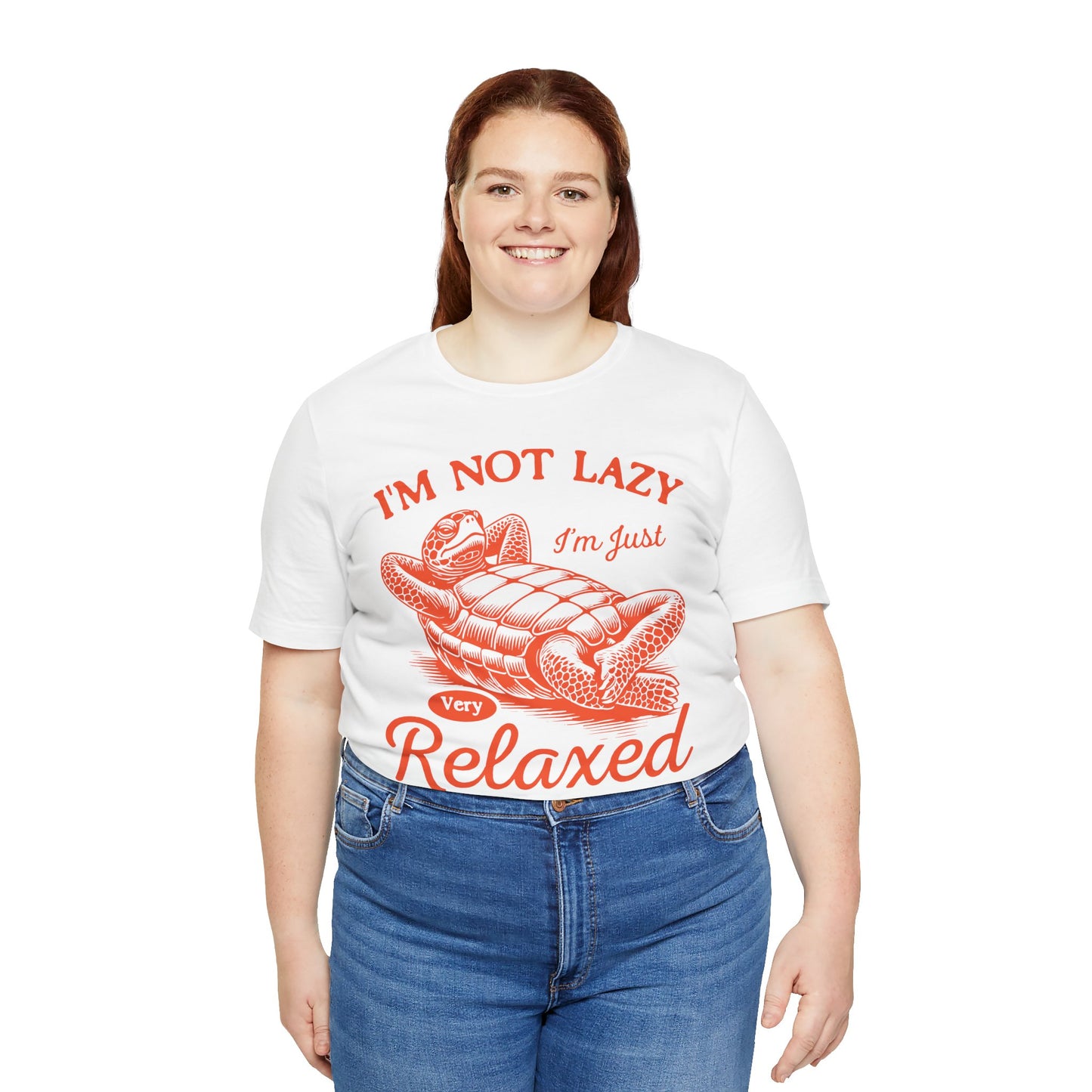 "I'm Not Lazy" Unisex Jersey Tee - Casual Everyday Wear - Great for Reptile Lovers