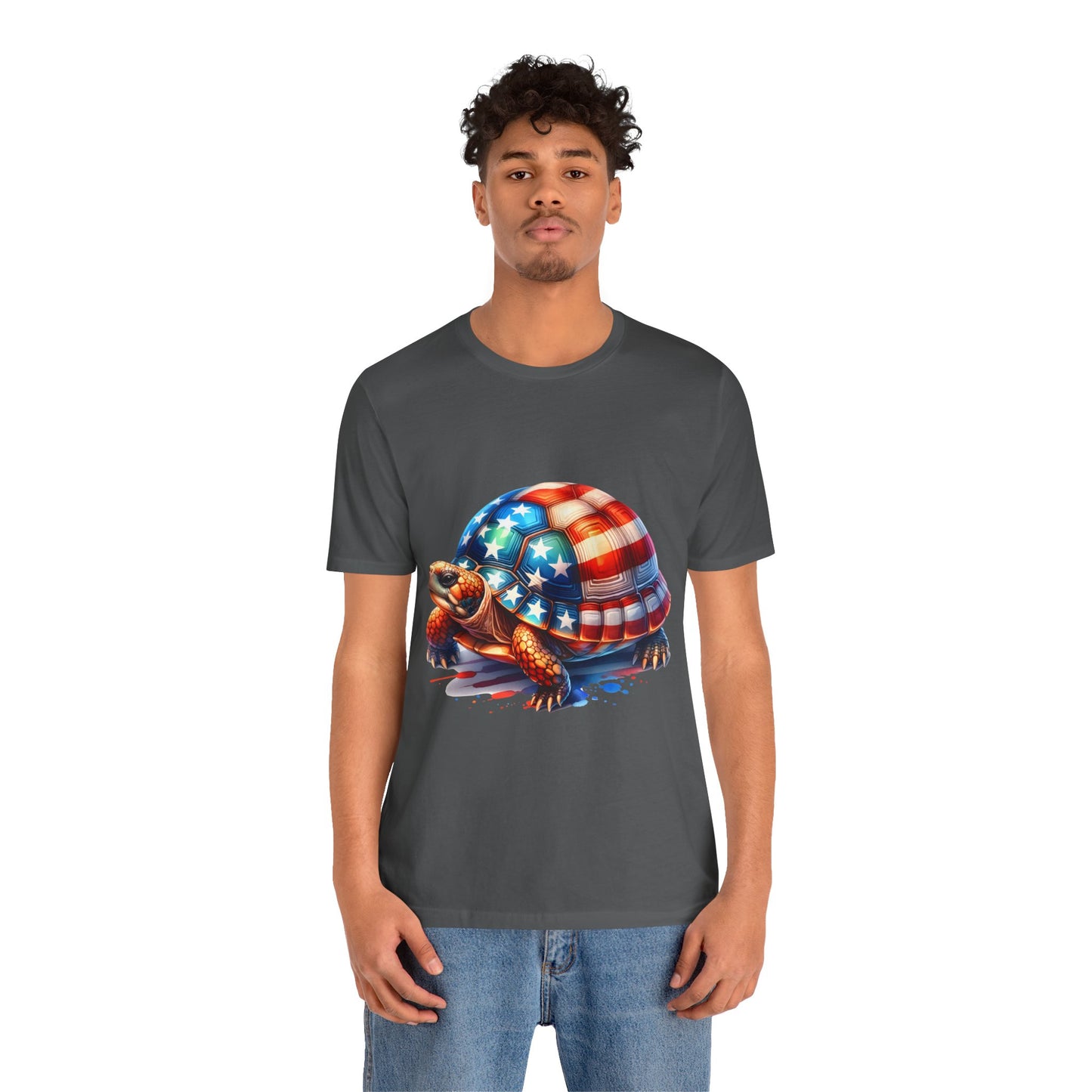American Turtle Unisex Jersey Tee - Casual Everyday Wear - Great for Reptile Lovers
