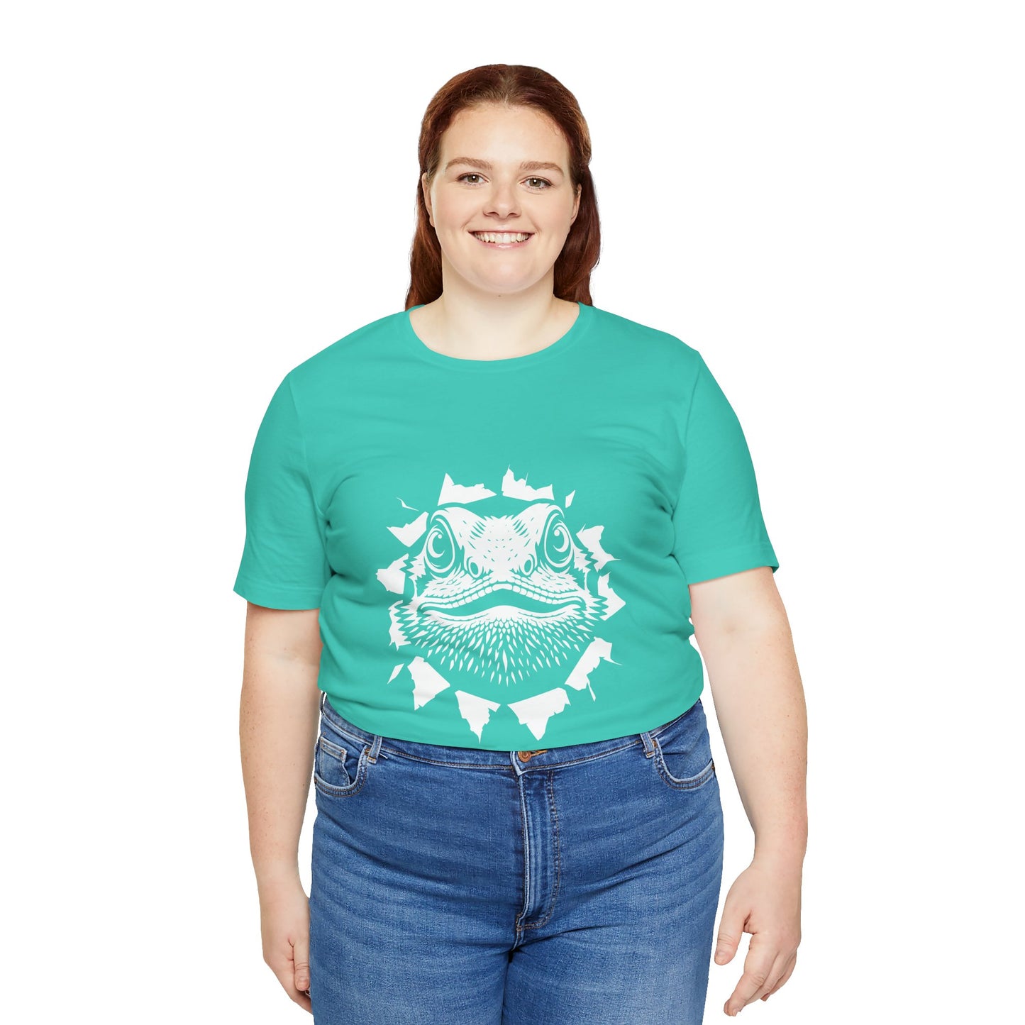 "Dragon Exit" Print Unisex Jersey Tee - Casual Everyday Wear - Great for Reptile Lovers