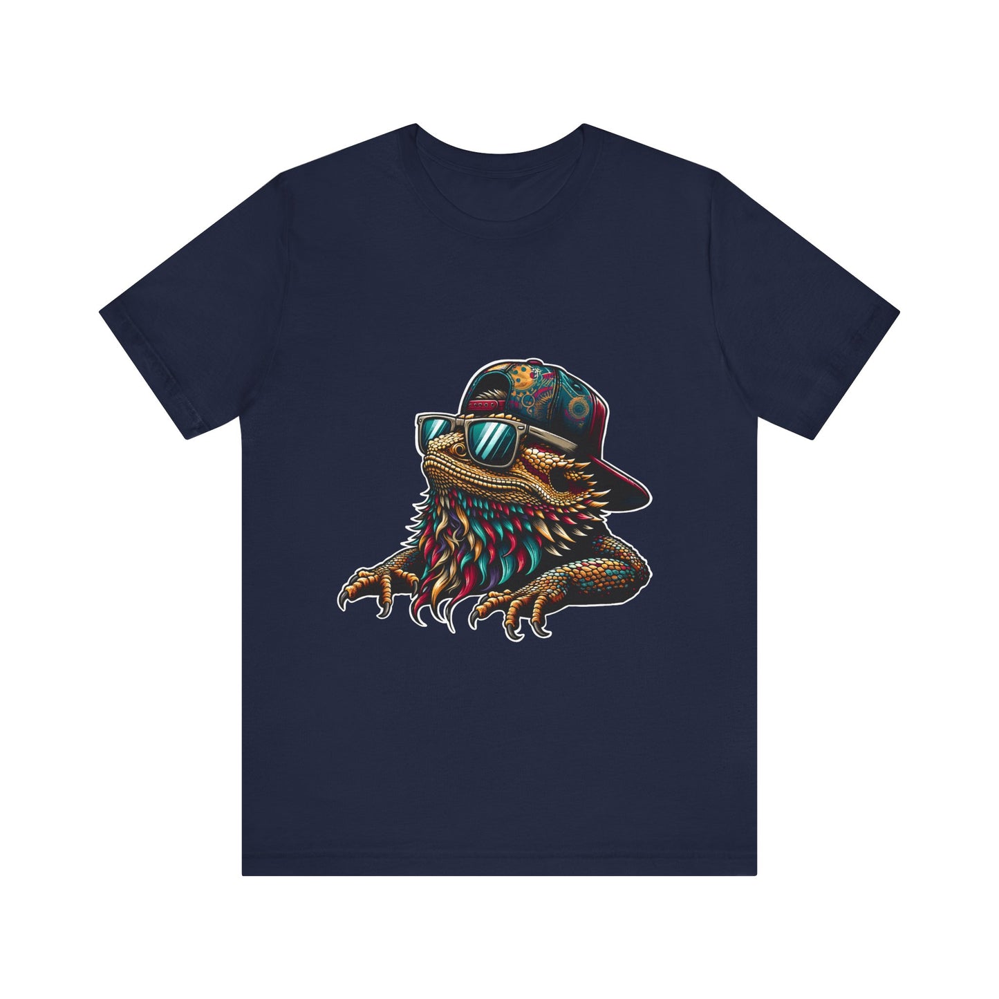 Stylin' Beardie Unisex Jersey Tee - Casual Everyday Wear - Great for Reptile Lovers