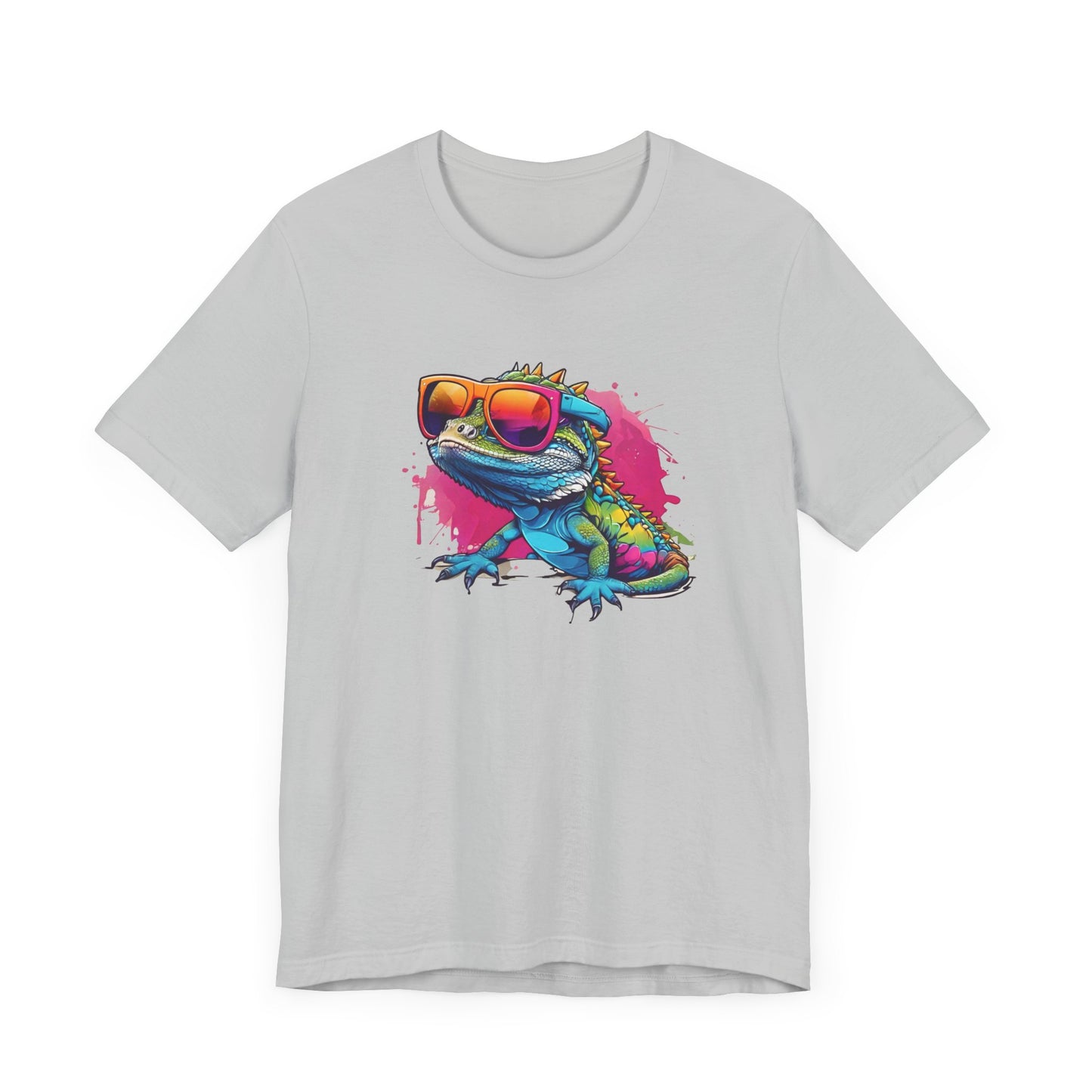 Cool Lizard Unisex Jersey Tee - Casual Everyday Wear - Great for Reptile Lovers