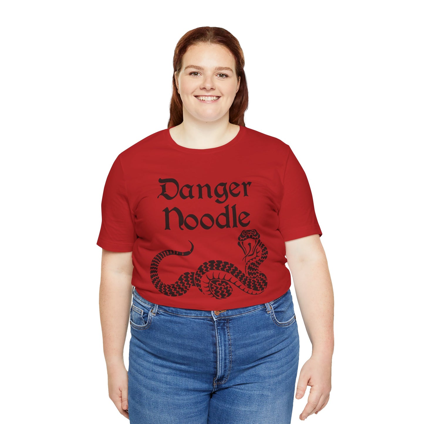 Danger Noodle Unisex Jersey Tee - Casual Everyday Wear - Great for Reptile Lovers