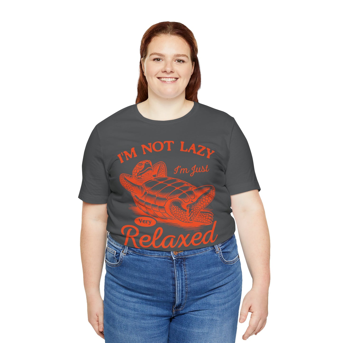 "I'm Not Lazy" Unisex Jersey Tee - Casual Everyday Wear - Great for Reptile Lovers