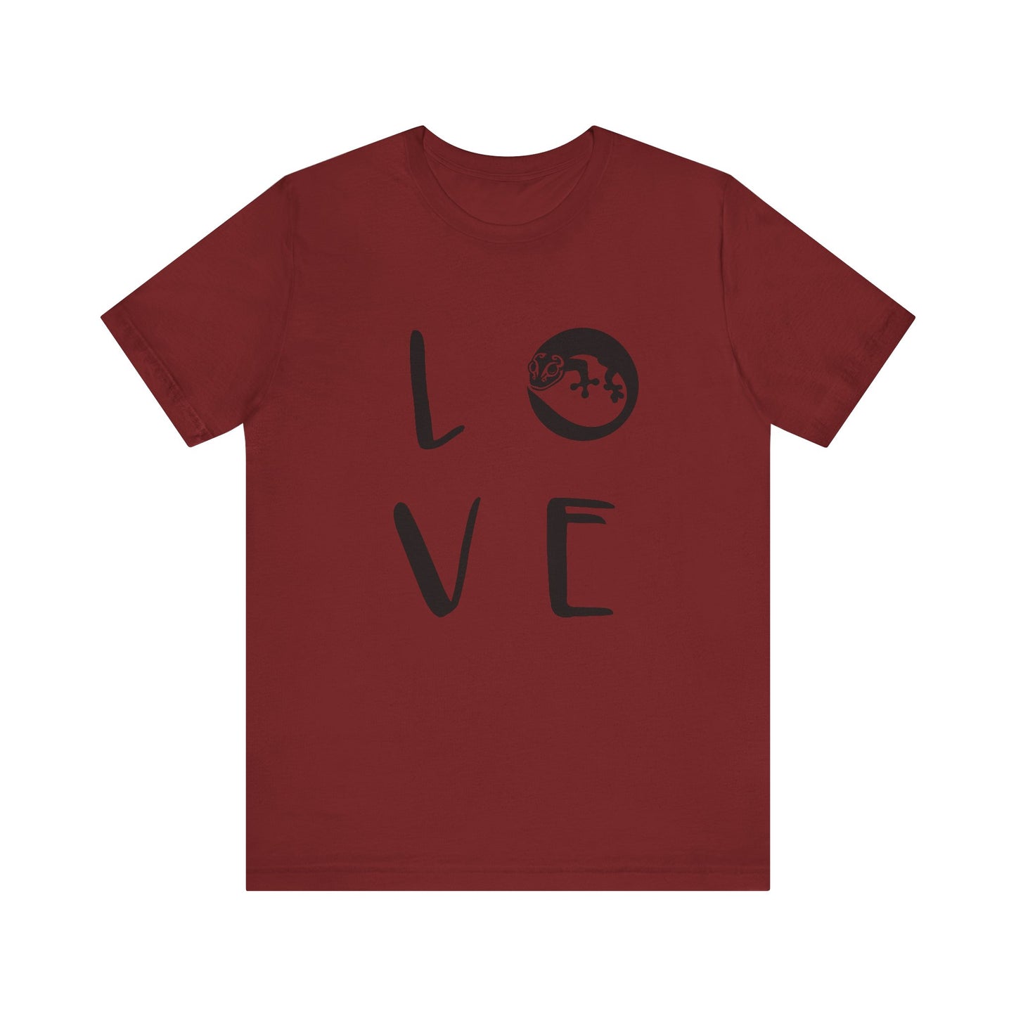 Lizard Love Unisex Jersey Tee - Casual Everyday Wear - Great for Reptile Lovers