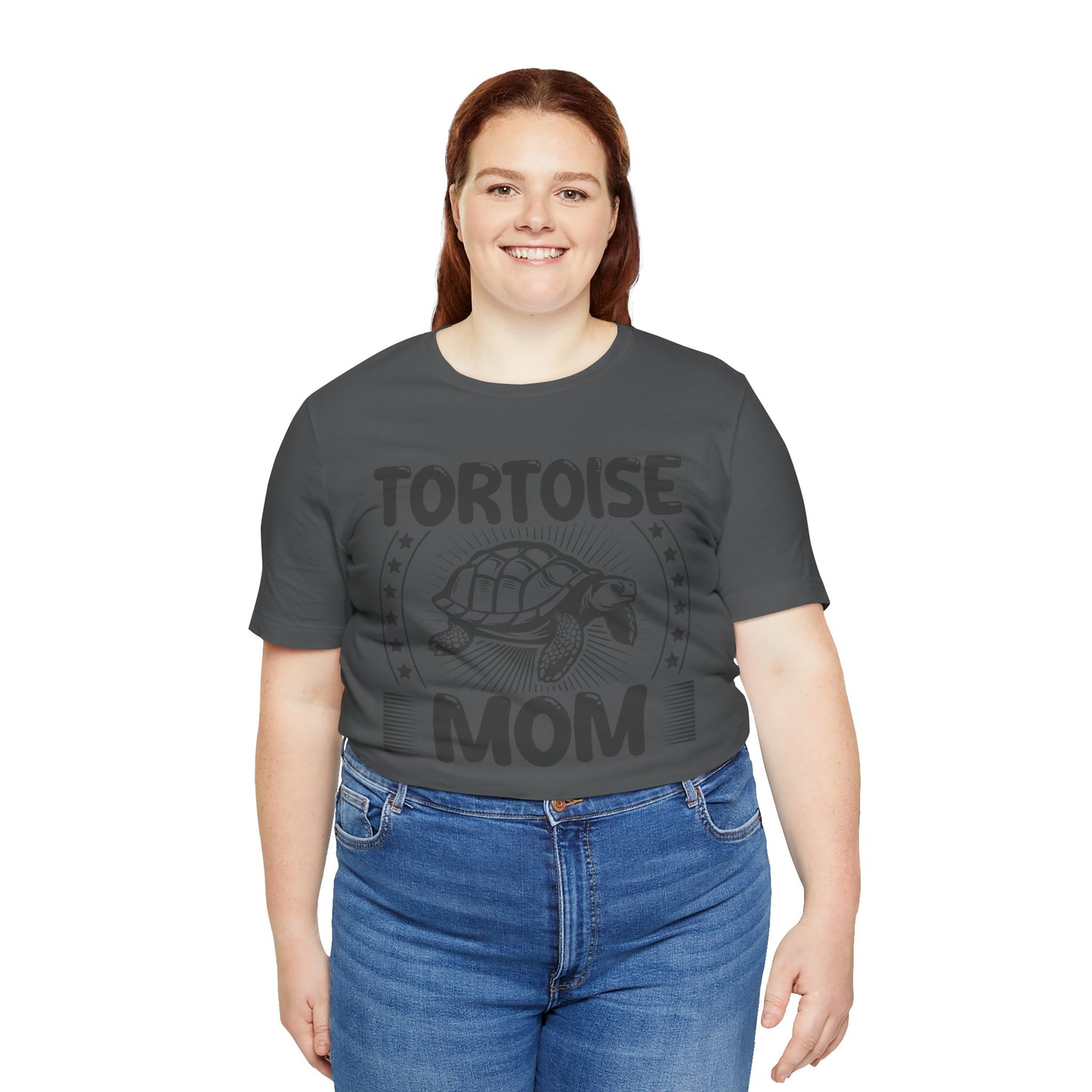 "Tortoise Mom" Unisex Jersey Tee - Casual Everyday Wear - Great for Reptile Lovers