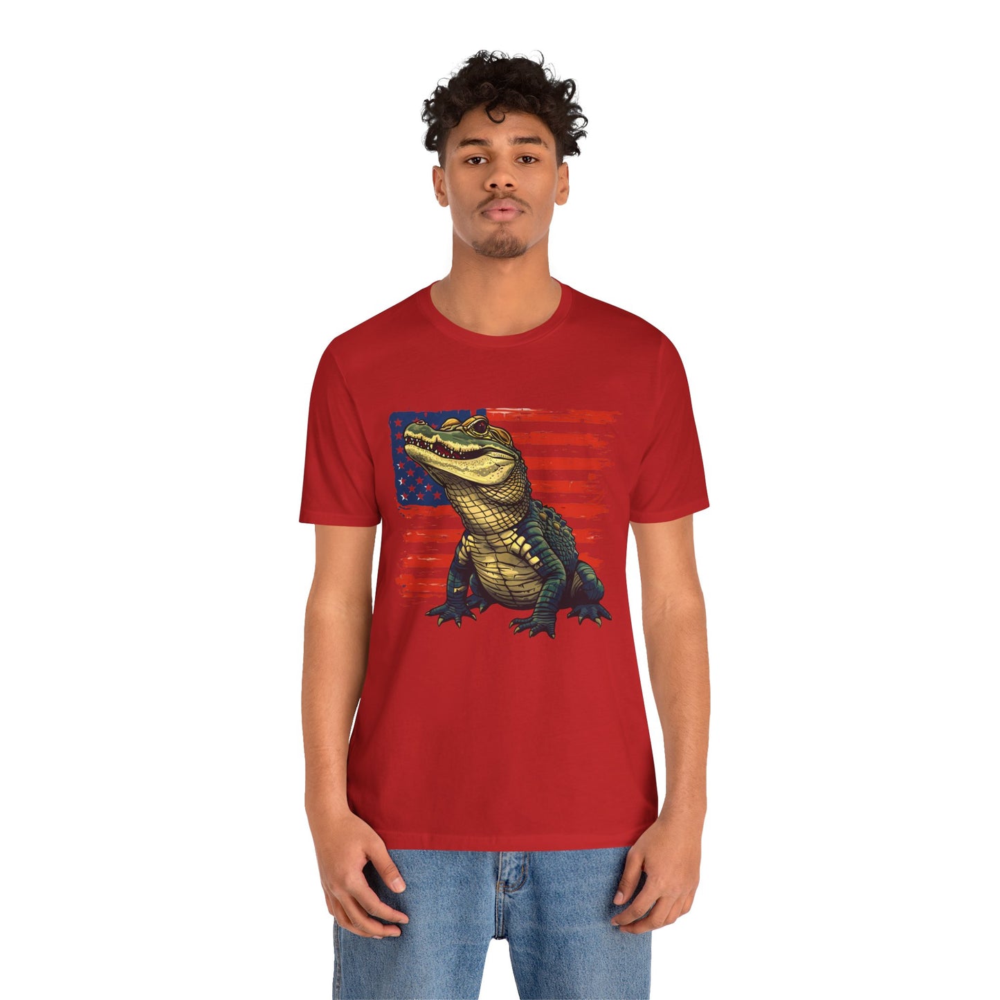 American Gator Unisex Jersey Tee - Casual Everyday Wear - Great for Reptile Lovers