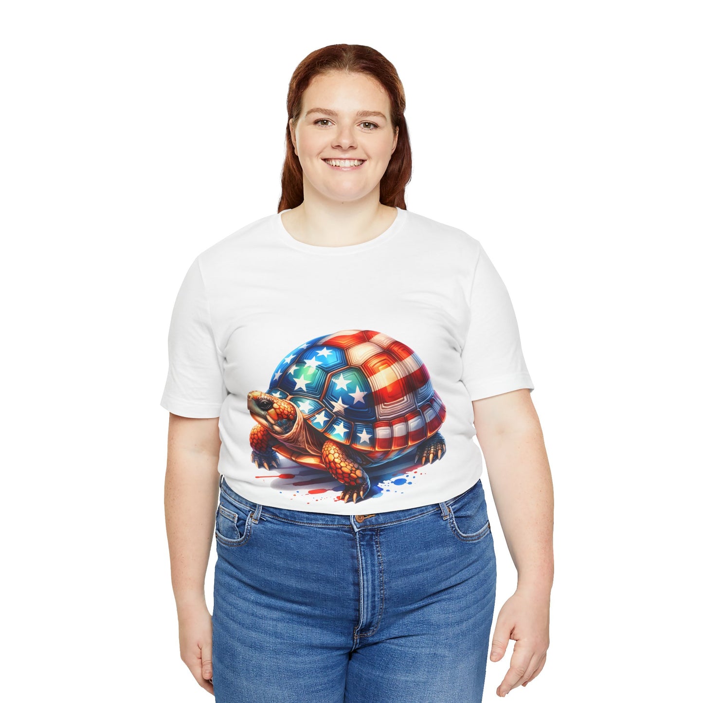American Turtle Unisex Jersey Tee - Casual Everyday Wear - Great for Reptile Lovers