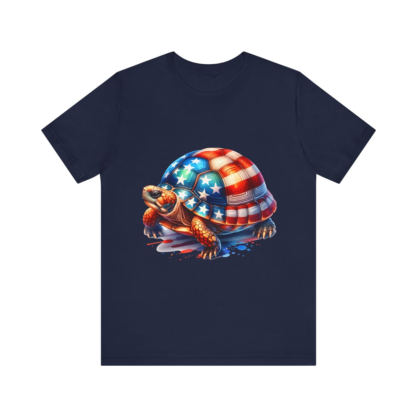 American Turtle Unisex Jersey Tee - Casual Everyday Wear - Great for Reptile Lovers