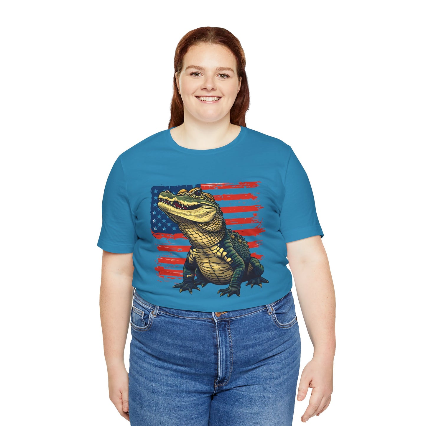 American Gator Unisex Jersey Tee - Casual Everyday Wear - Great for Reptile Lovers