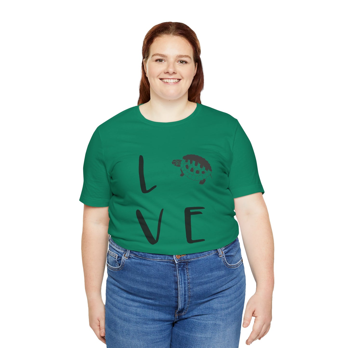 Turtle Love Unisex Jersey Tee - Casual Everyday Wear - Great for Reptile Lovers