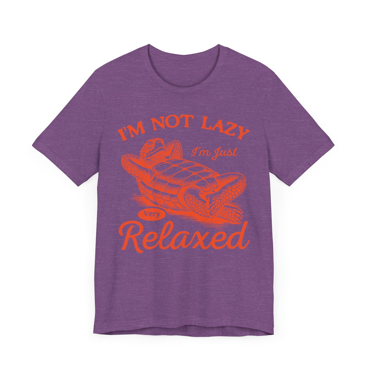 "I'm Not Lazy" Unisex Jersey Tee - Casual Everyday Wear - Great for Reptile Lovers