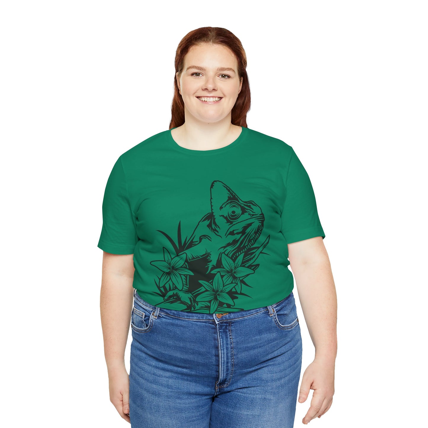 Chameleon Unisex Jersey Tee - Casual Everyday Wear - Great for Reptile Lovers