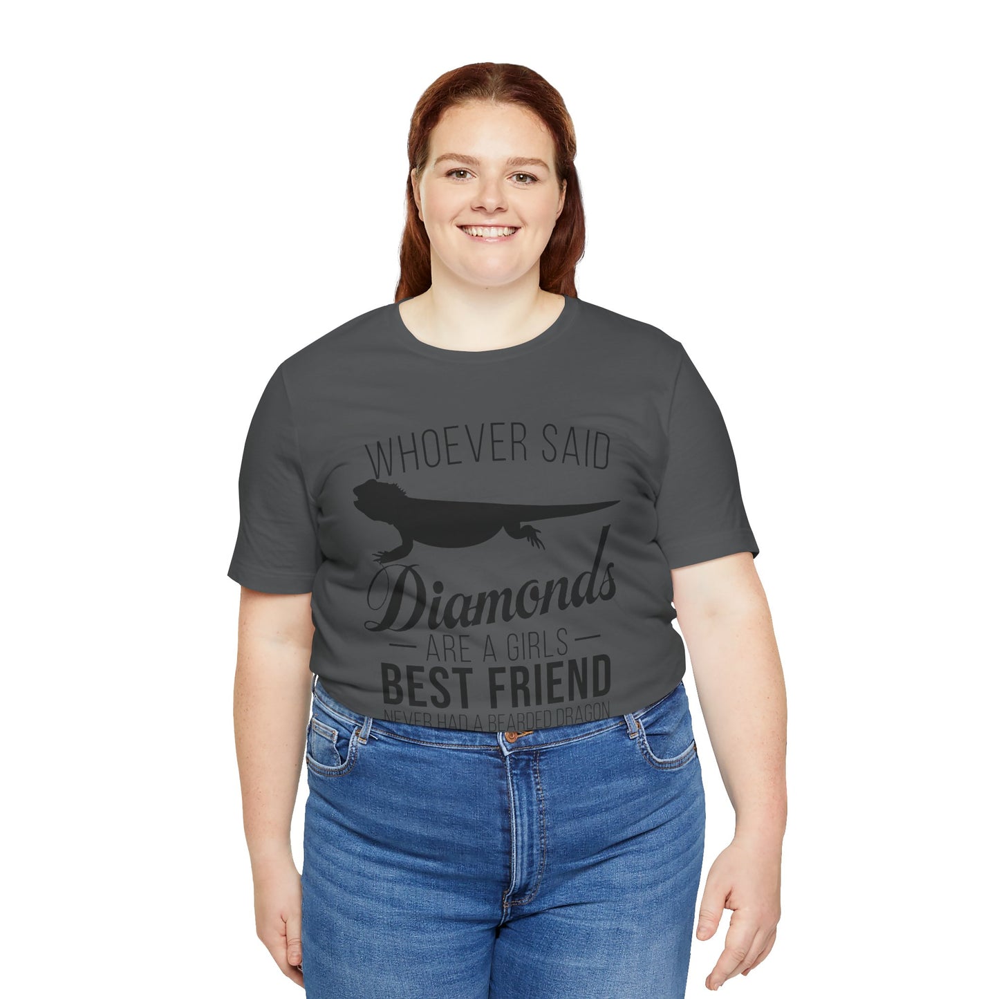 Dragons Are a Girl's Best Friend Unisex Jersey Tee - Casual Everyday Wear - Great for Reptile Lovers