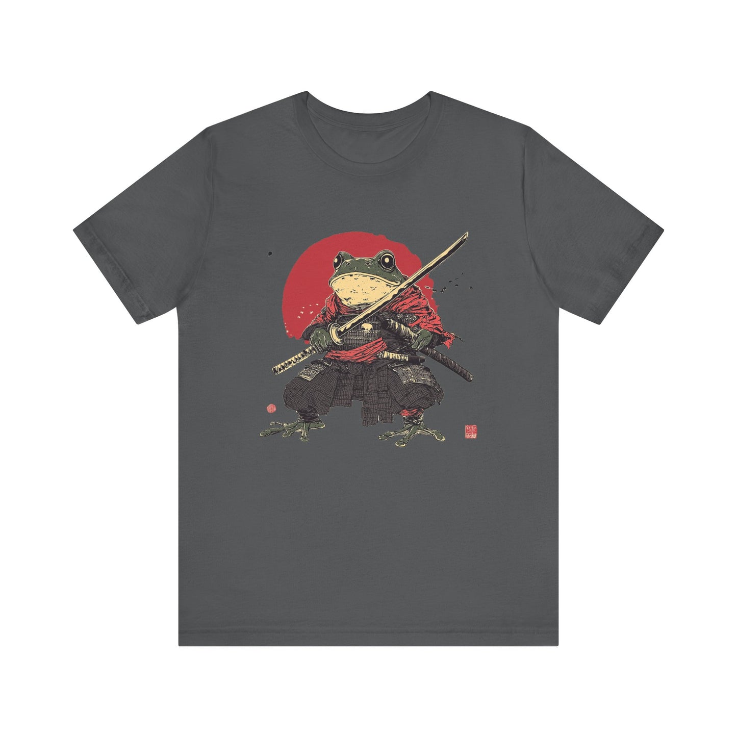 Samurai Frog Unisex Jersey Tee - Casual Everyday Wear - Great for Reptile Lovers