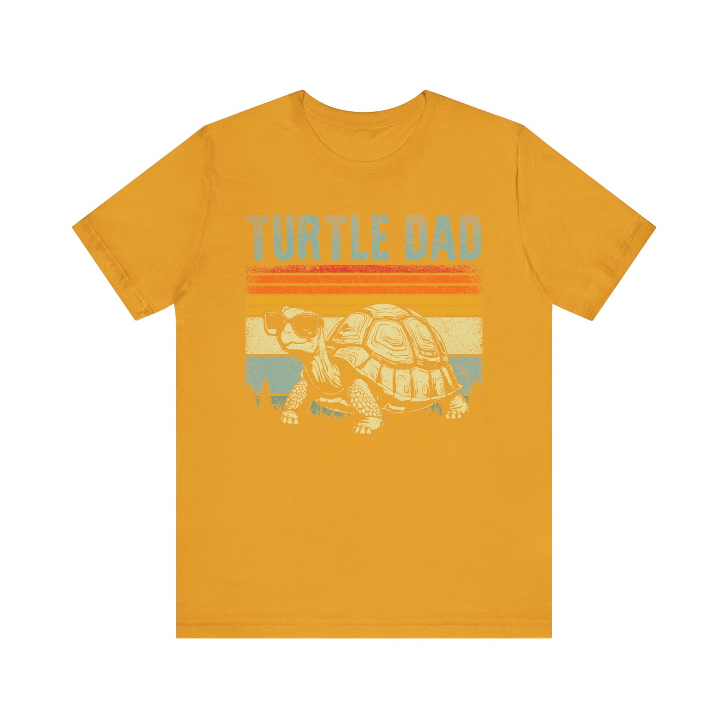 "Turtle Dad" Unisex Jersey Tee - Casual Everyday Wear - Great for Reptile Lovers