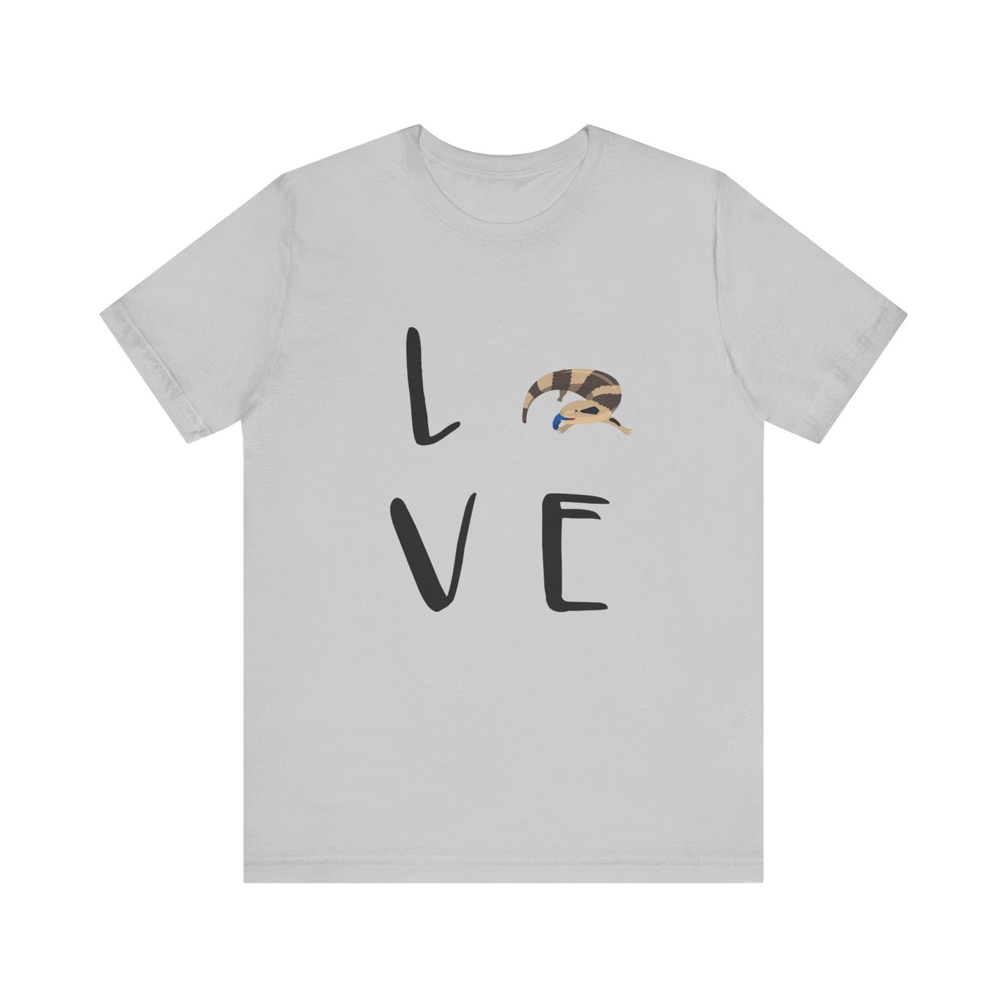 Blue-Tongued Skink Love Unisex Jersey Tee - Casual Everyday Wear - Great for Reptile Lovers